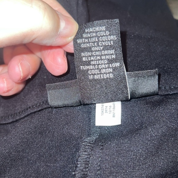 Lane Bryant Black Spandex/Rayon Blend Dress Pants Size 14/16 Regular - Picture 4 of 4
